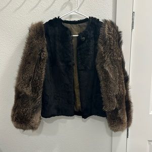 French vintage fur coat